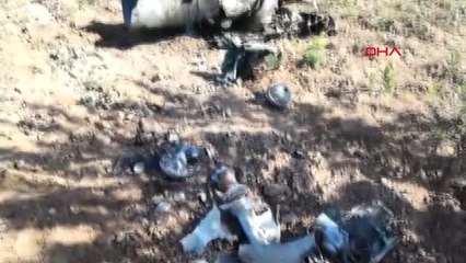Şanlıurfa-Savaş Uçağının Yakıt Tankı Boş Araziye Düştü