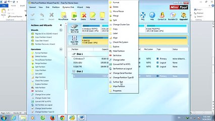 Hướng dẫn phân vùng thẻ nhớ bằng MiniTool Partition Wizard Home Edition