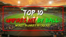 #10 Umpires Hit by Ball in Cricket - Cricket Latest