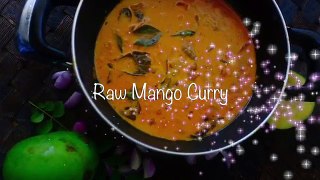 Kerala Thrissur Special Pacha Manga Curry /പച്ച മാങ്ങാ കറി - -With Subtitles :Recp no 37