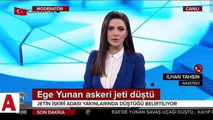 Ege�de Yunan jeti düştü