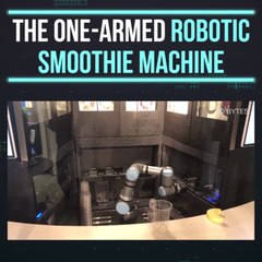 This robot makes you smoothies