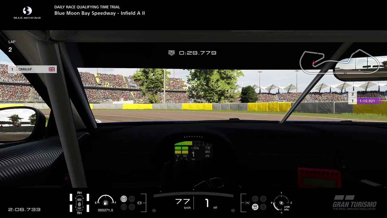 GT Sport Blue Moon Infield A Reverse - Daily Race Qualifying Lap