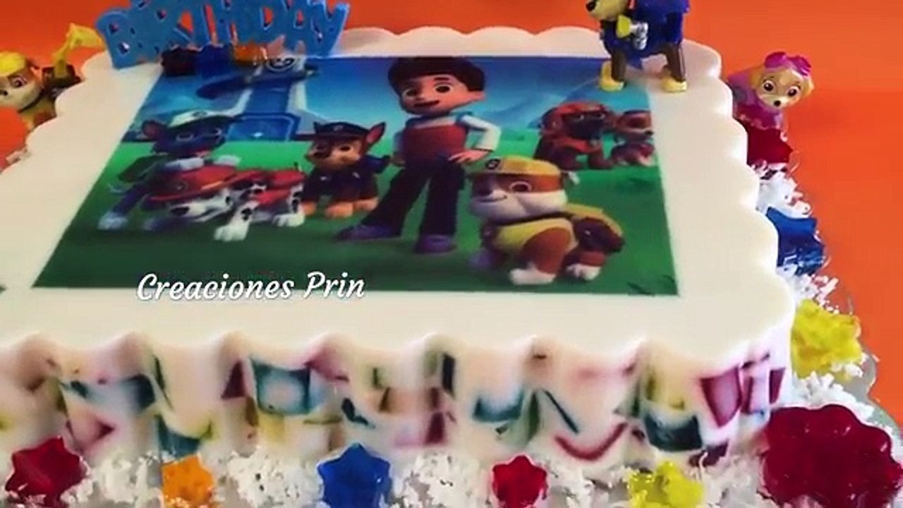 Gelatina de Mosaico con Transfer.