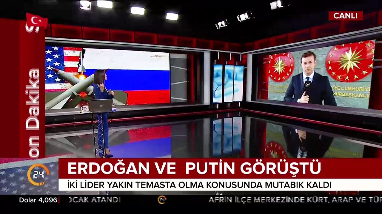 Cumhurbaşkanı Erdoğan, Putin ile telefonda görüştü