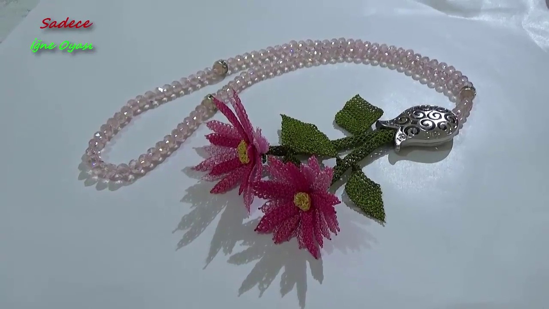 Igne Oyasindan Cok Sik Bir Tespih Basligi Yapimi Tam Anlatimli