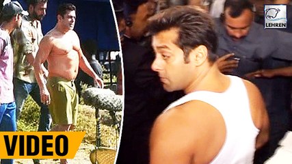 RARE VIDEO: When Salman Khan Reached Shirtless At A Premiere