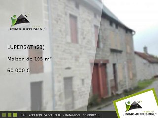 Maison A vendre Lupersat 105m2 + Jardin 500m2