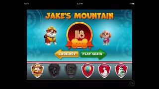 PAW Patrol Rescue Run - Jakes Mountain With Rubble and Skye