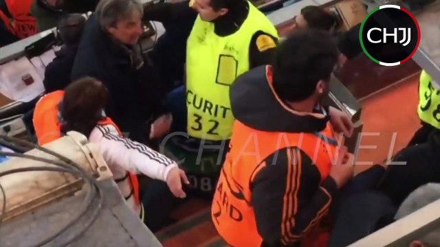 Real Madrid Juventus 1-3 | MINO TAVERI sventola 50€ in tribuna: espulso dal Bernabèu