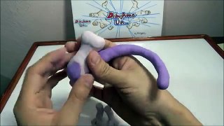Como hacer a MEWTWO con plastilina. how to make Pokemon MEWTWO in clay DibujAme Un