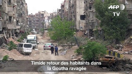 Dans la Ghouta, les Syriens ne reconnaissent pas leur maison