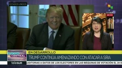 Estados Unidos sigue amenazando a Siria