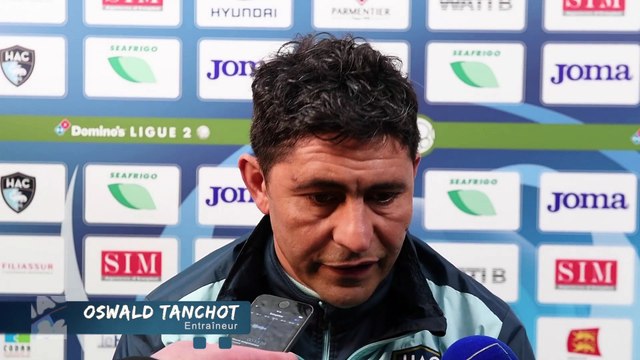 Avant HAC - GFC Ajaccio, interview d'Oswald Tanchot