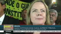 teleSUR noticias. SCJ de Brasil posterga debate sobre prisión de Lula