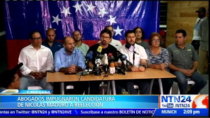 Abogados venezolanos impugnaron candidatura de Nicolás Maduro