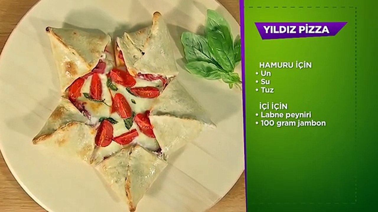 Yıldızlı Pizza Tarifi