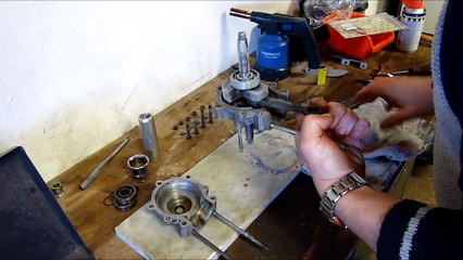 remontage bas moteur motobrcane AV7