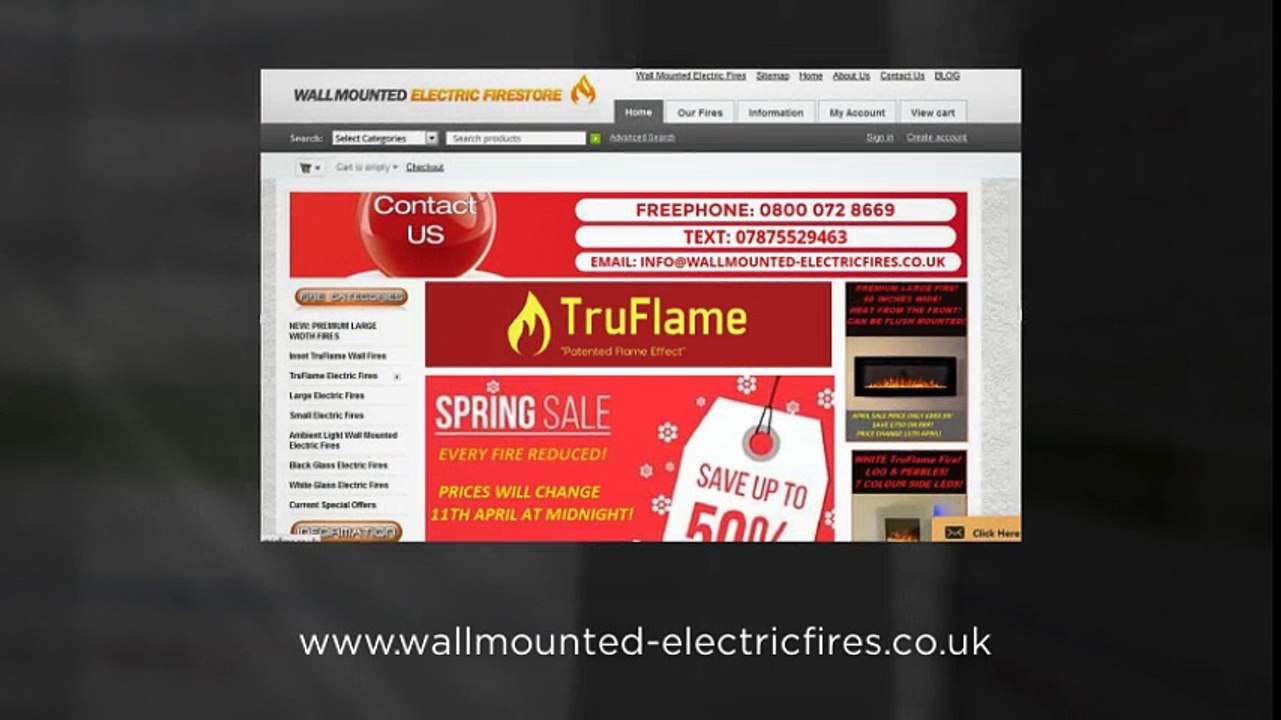 Explore the benefits of wall mounted electric fires