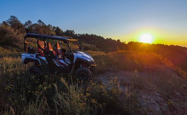 Beautiful View in the new Devil Anse System of Hatfield-McCoy Trails