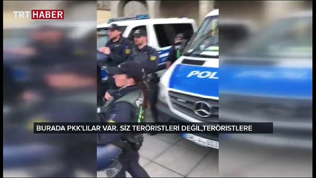 PYD/PKK yandaşları polis şiddetini kaydeden Türk'e saldırdı