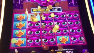 Miss Kitty Gold Slot Machine Bonus- with Rex