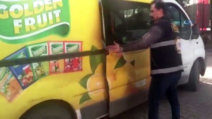 Kahve aracında kaçak sigara sevkiyatı