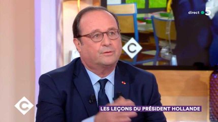 François Hollande a été "presque amusé" devant le 13h de Macron