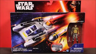 STAR WARS Y-WING SCOUT BOMBER FORCE AWAKENS 3.75-INCH VEHICLE UNBOXING, REVIEW BY WD TOYS