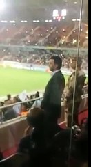 شاهد ماذا فعل عبد الحسين عبطان بعد تسجيل حسين علي هدف في مرمى العهد اللبناني