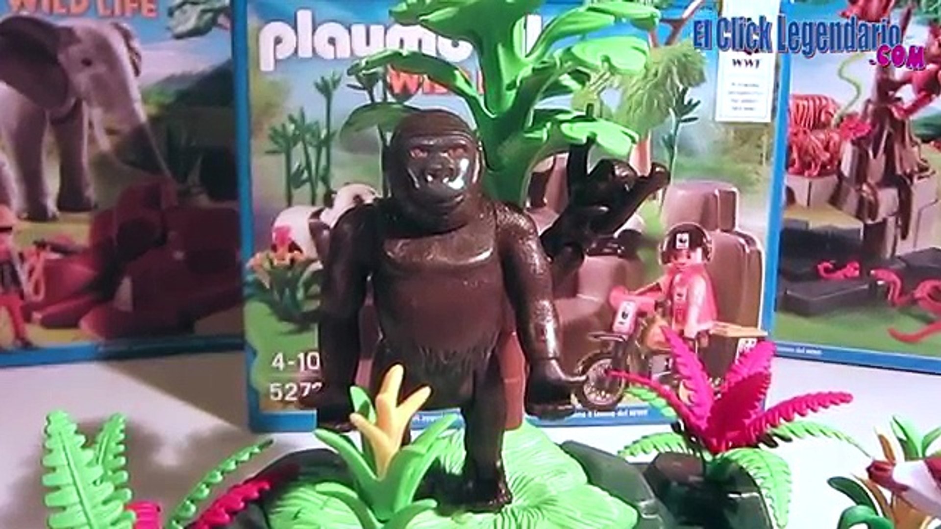 ⁣Playmobil WWF.Cuatro fantásticas cajas de animales (5272* 5273* 5274* 5275)