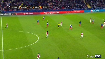 Kirill Nababkin Goal - CSKA Moscow 2-0 Arsenal 12-04-2018
