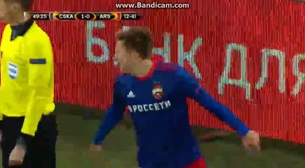 Kirill Nababkin Goal HD - CSKA Moscow 2-0 Arsenal 12.04.2018