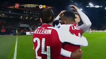 Danny Welbeck Goal HD - CSKA Moscow	2-1	Arsenal 12.04.2018