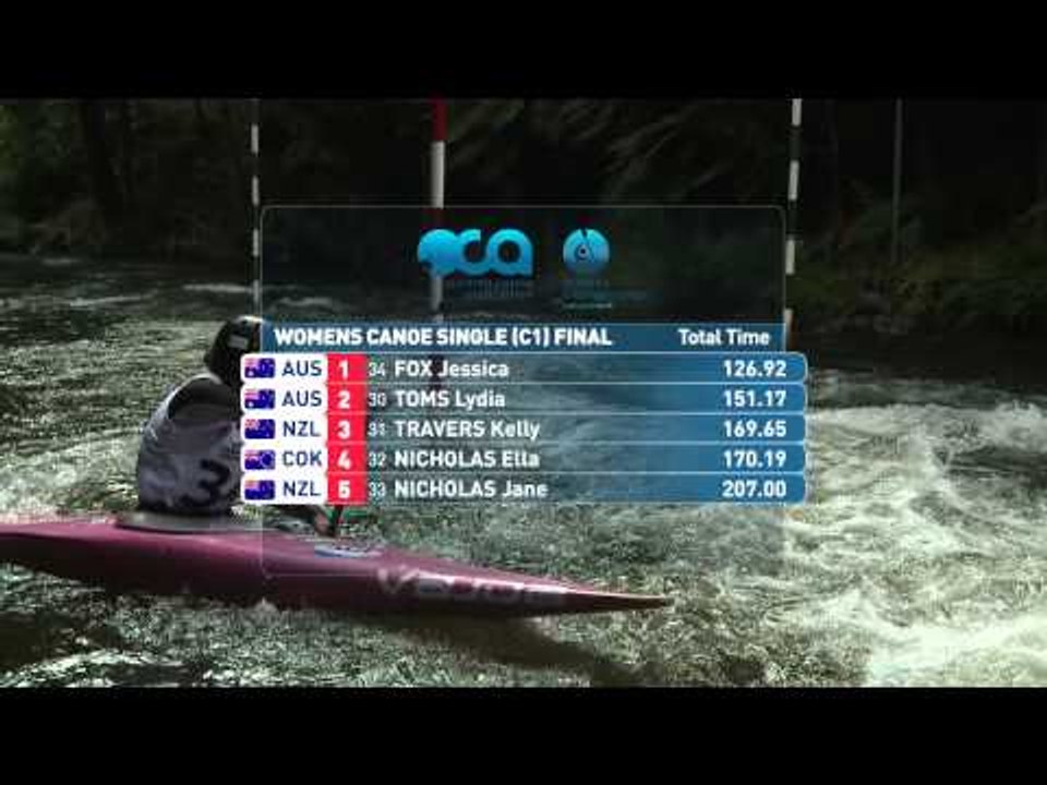 2011 Oceania Canoe Slalom Championships, New Zealand