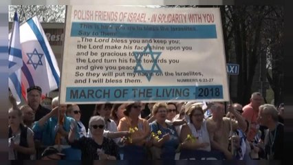 Yahudi soykırımı Auschwitz'de anıldı