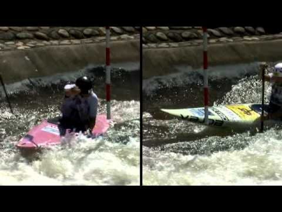 Day 3 Split Screens - 2012 Australian Open Canoe Slalom