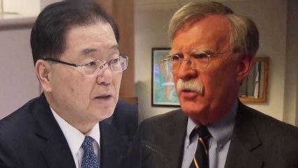 정의용-볼턴 첫 회동 "비핵화 평화 달성 논의"...한미일 연쇄 협의 / YTN