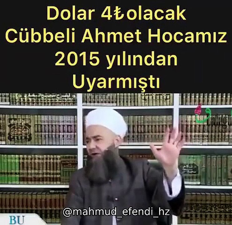 cübbeli ahmet hoca - dolar 4 lira olacak (yıl 2015)