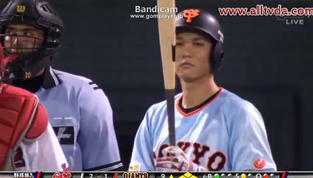 【ハイライト】8/23 広島東洋カープvs読売巨人軍　九回の攻防　巨人走塁珍プレーも【坂本選手／阿部選手／中崎選手】