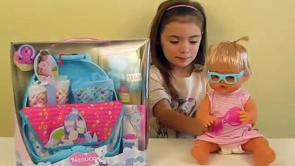 Nenuco - Cambiador Famosa - Muñeca bebe Nenuco - Handbag Nenuco Baby Doll