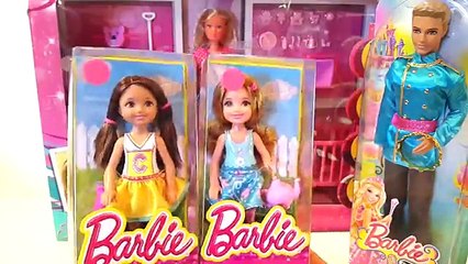 Скачать видео: Guardería de bebés, muñecas Chelsea y Ken Príncipe - Juguetes nuevos de Barbie y Steffi love