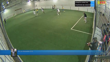 But de Alexandre  (3-5) - ATHLETIC KINIKTOU Vs POMPIERS DE CHAUVIGNY - 12/04/18 20:00 - LIGUE 2