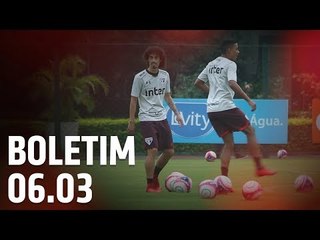 BOLETIM DE TREINO + VALDÍVIA: 06.03 | SPFCTV