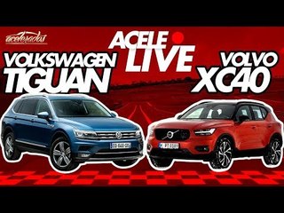 TUDO SOBRE OS NOVOS VOLVO XC40 E VW TIGUAN, OS LANÇAMENTOS DA SEMANA! - ACELELIVE #91
