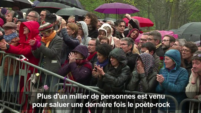 Obsèques de Jacques Higelin au Père-Lachaise