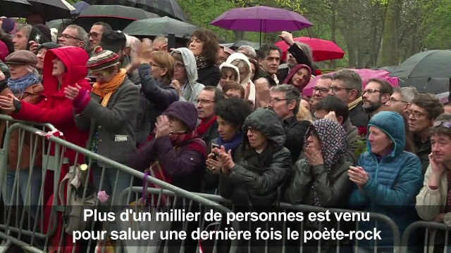 Obsèques de Jacques Higelin au Père-Lachaise