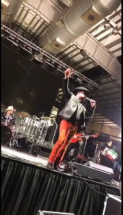 Singer Falls from Stage
