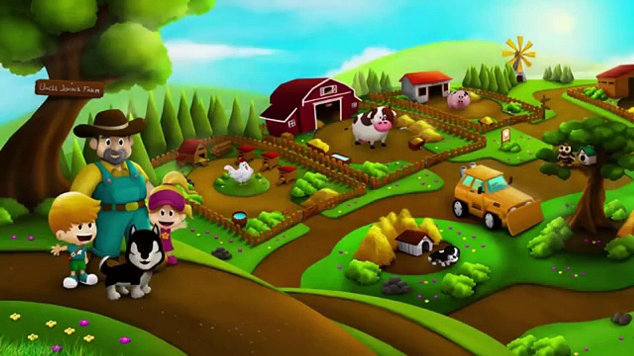 Learn Farm Animal Names for Kids Best Toddler Learning Video - Cute Kid Genevieve Plays Fun Toys!