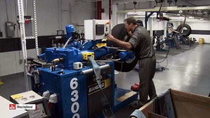 Đây là cách người ta biến lốp ô tô cũ thành mới trong tích tắc